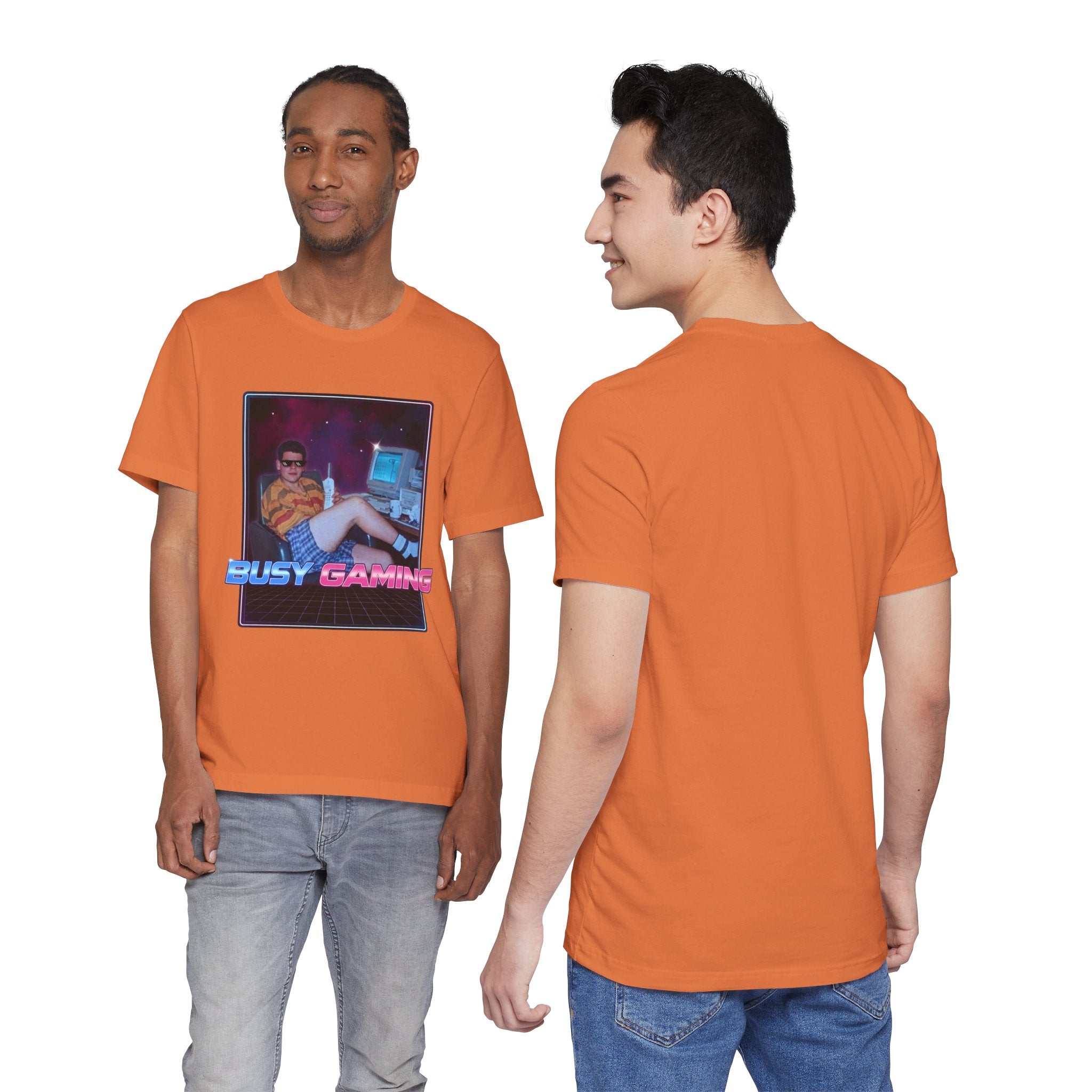 Busy Gaming Graphic Tee | 80s Gamer T-Shirt