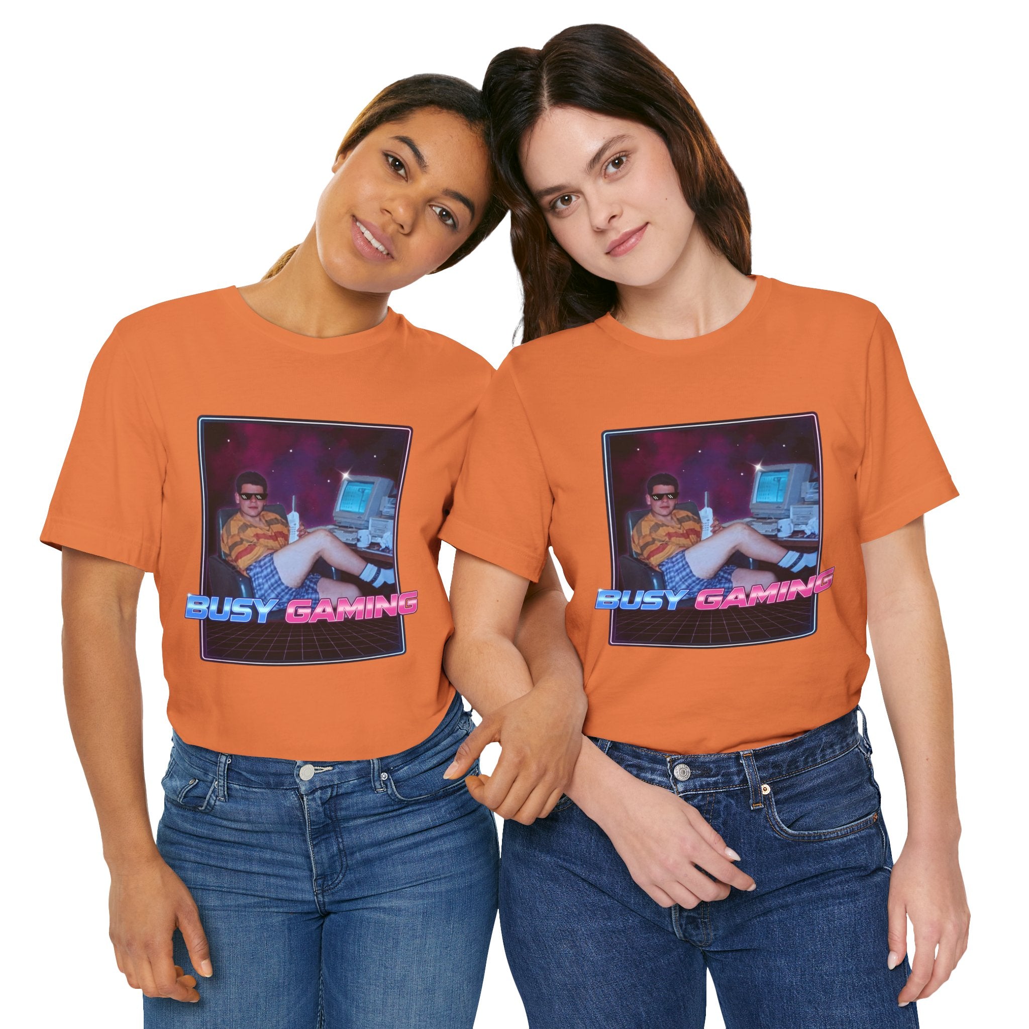 Busy Gaming Graphic Tee | 80s Gamer T-Shirt