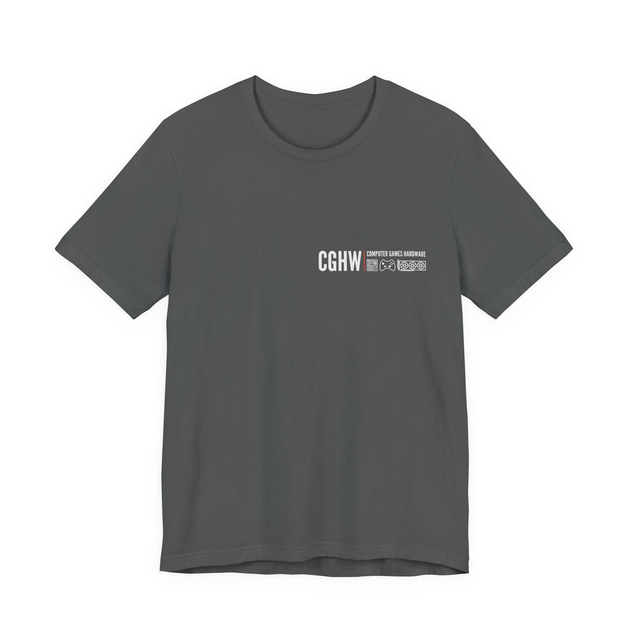Computer Games Hardware Crew Tee | Front & Back Logo T-Shirt