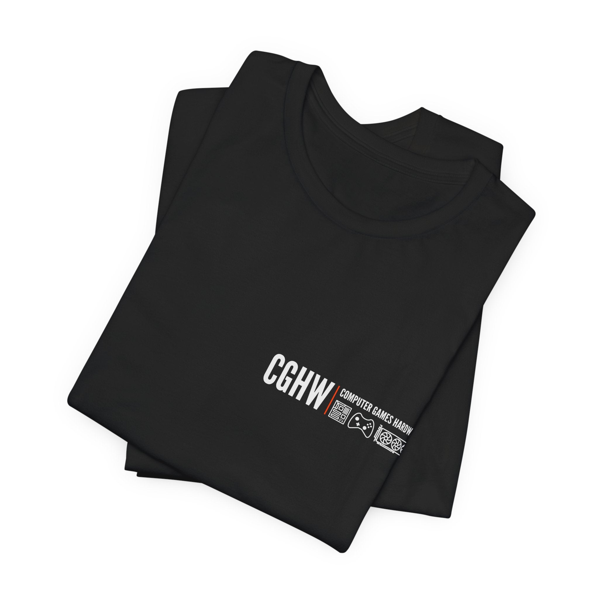 Computer Games Hardware Crew Tee | Front & Back Logo T-Shirt