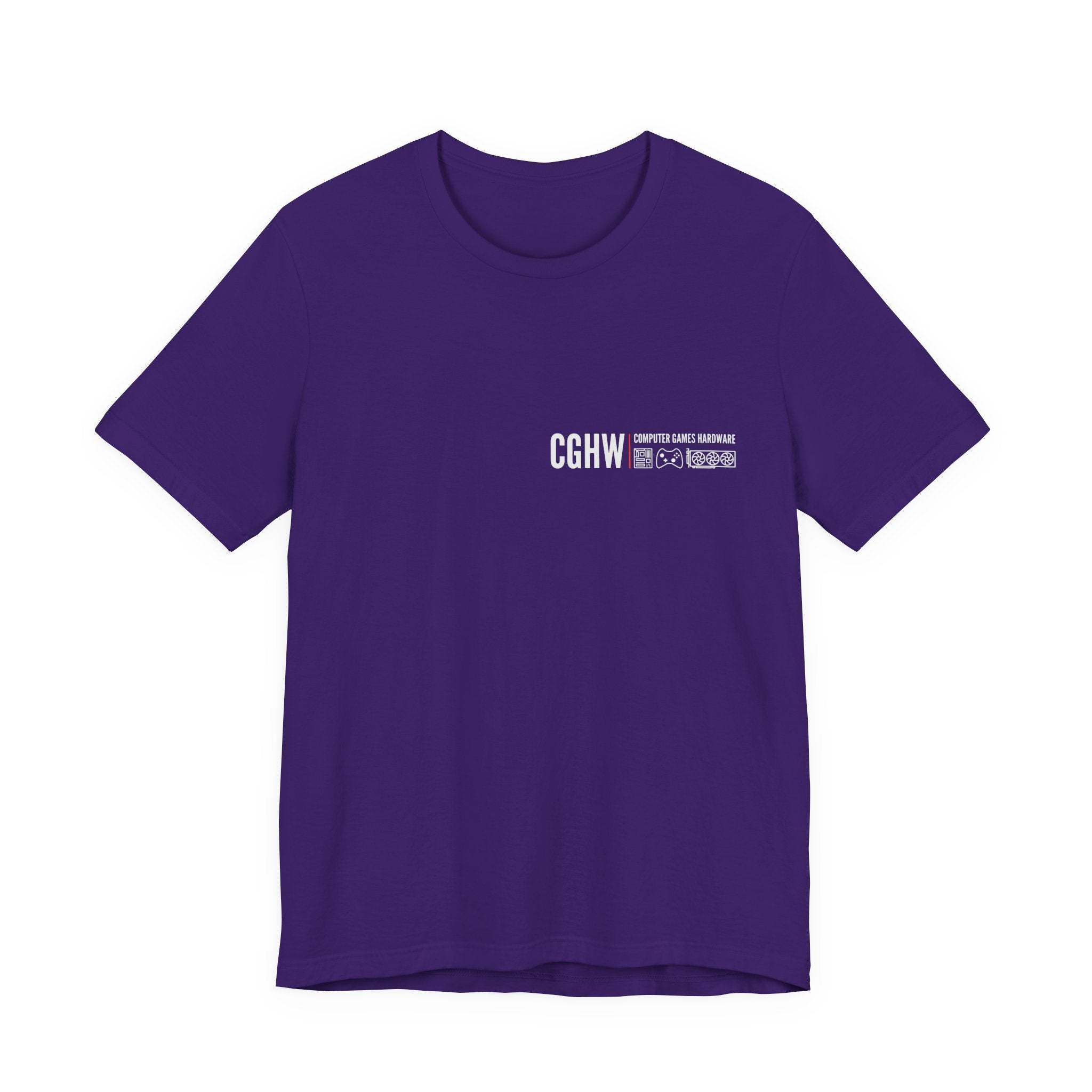 Computer Games Hardware Crew Tee | Front & Back Logo T-Shirt