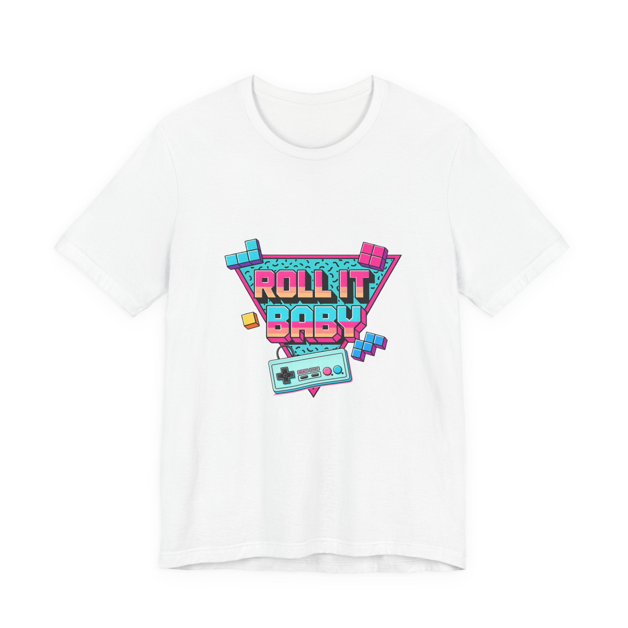 Tetris 80s Arcade Controller Tee | Retro Gaming T-Shirt