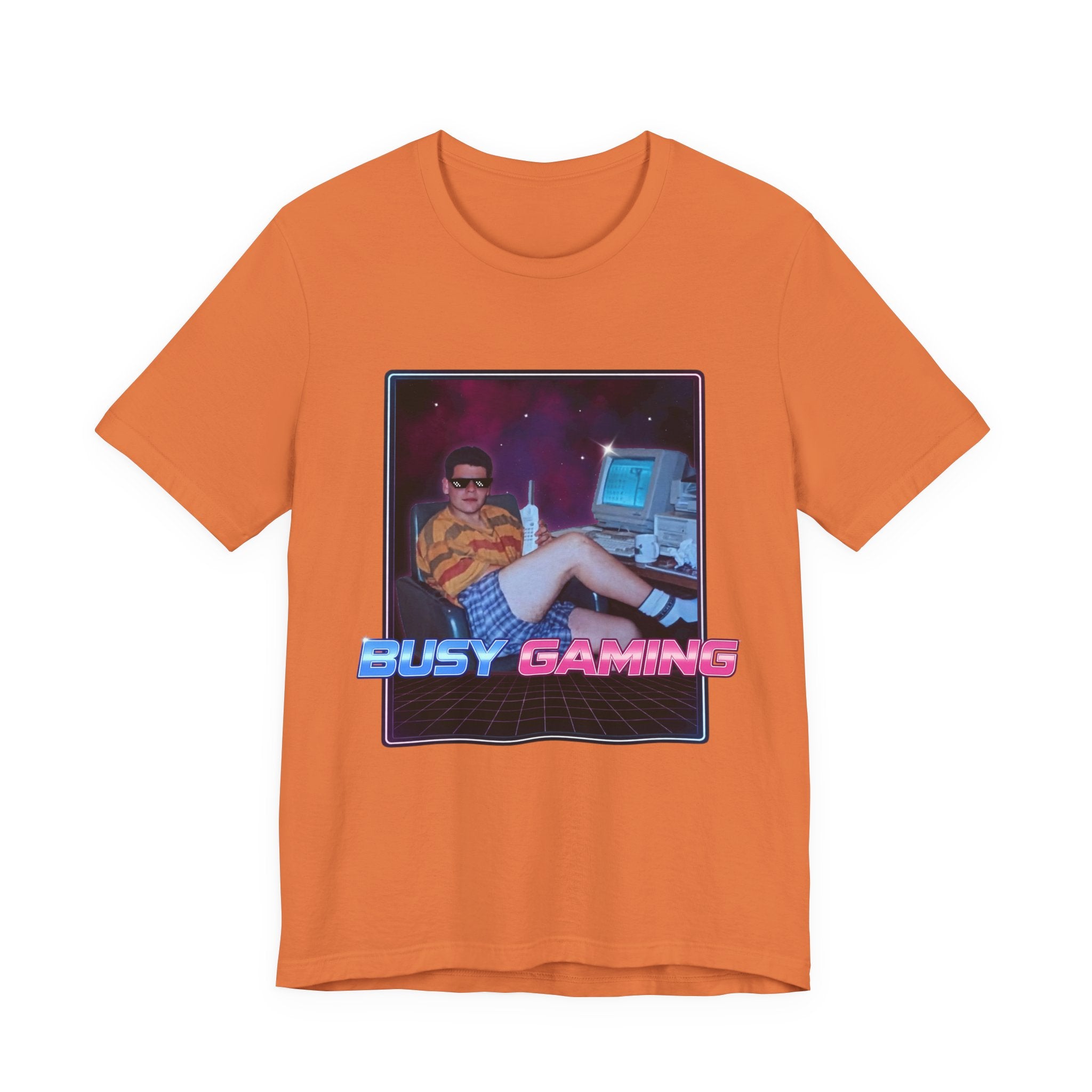 Busy Gaming Graphic Tee | 80s Gamer T-Shirt